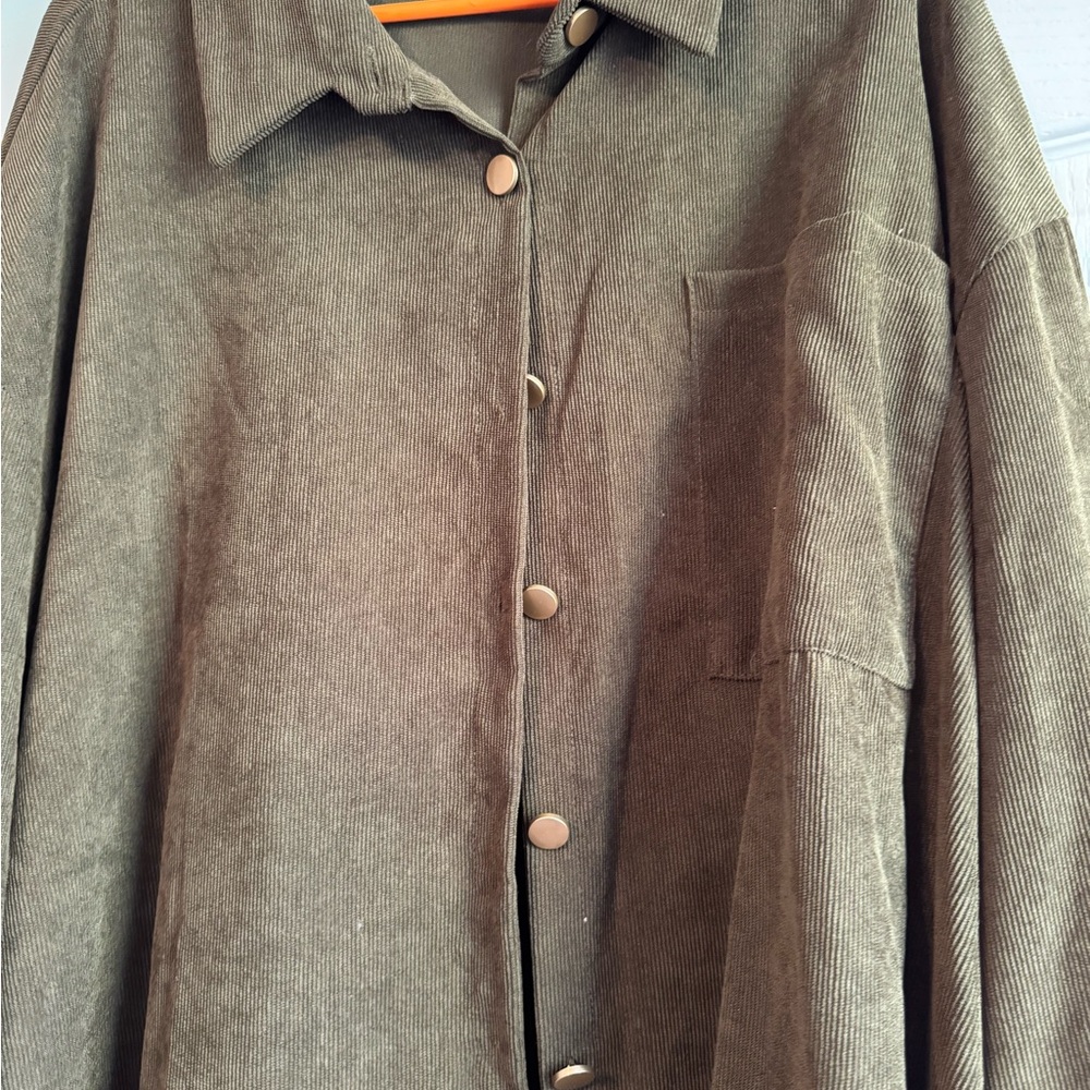 Olive Green Corduroy Jacket